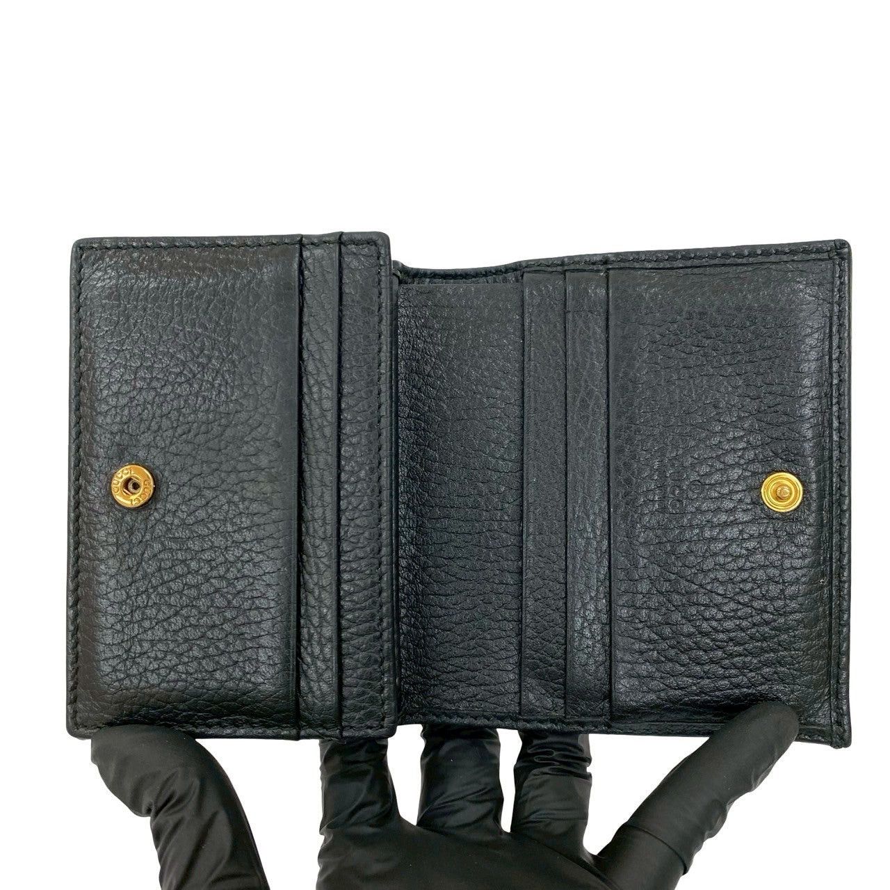 Gucci Gucci Black Leather Size ONE SIZE - 7 Thumbnail