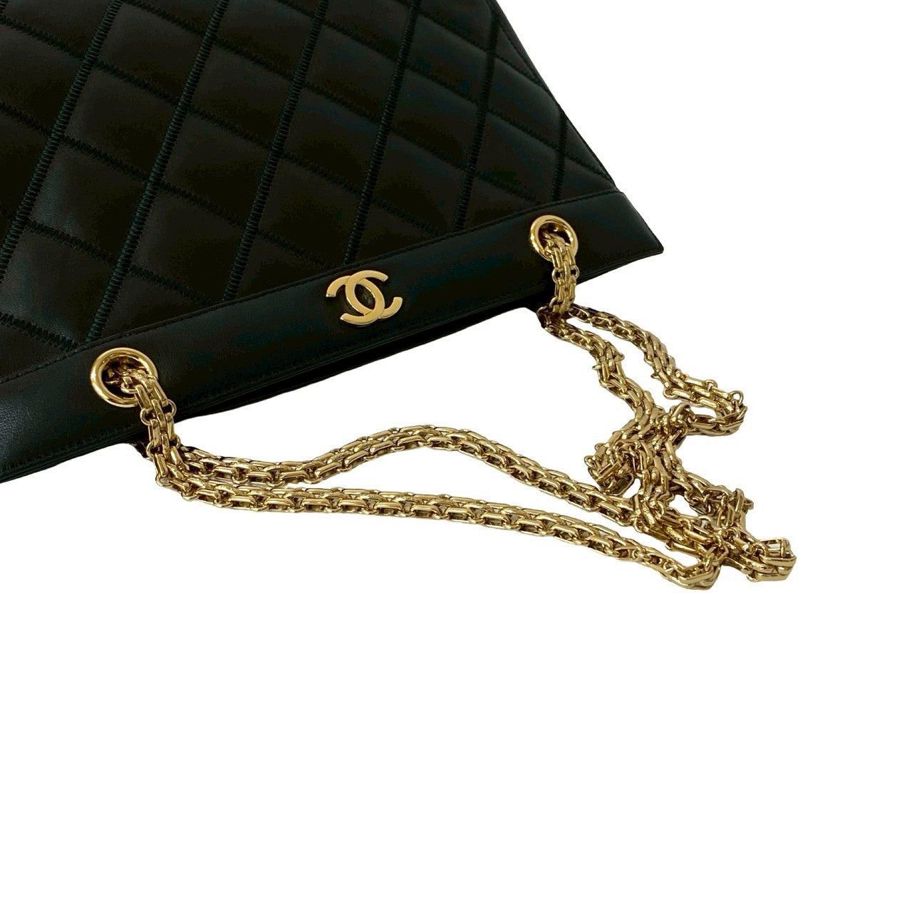 Chanel Chanel Shoulder Bag Black Leather Size ONE SIZE - 4 Thumbnail