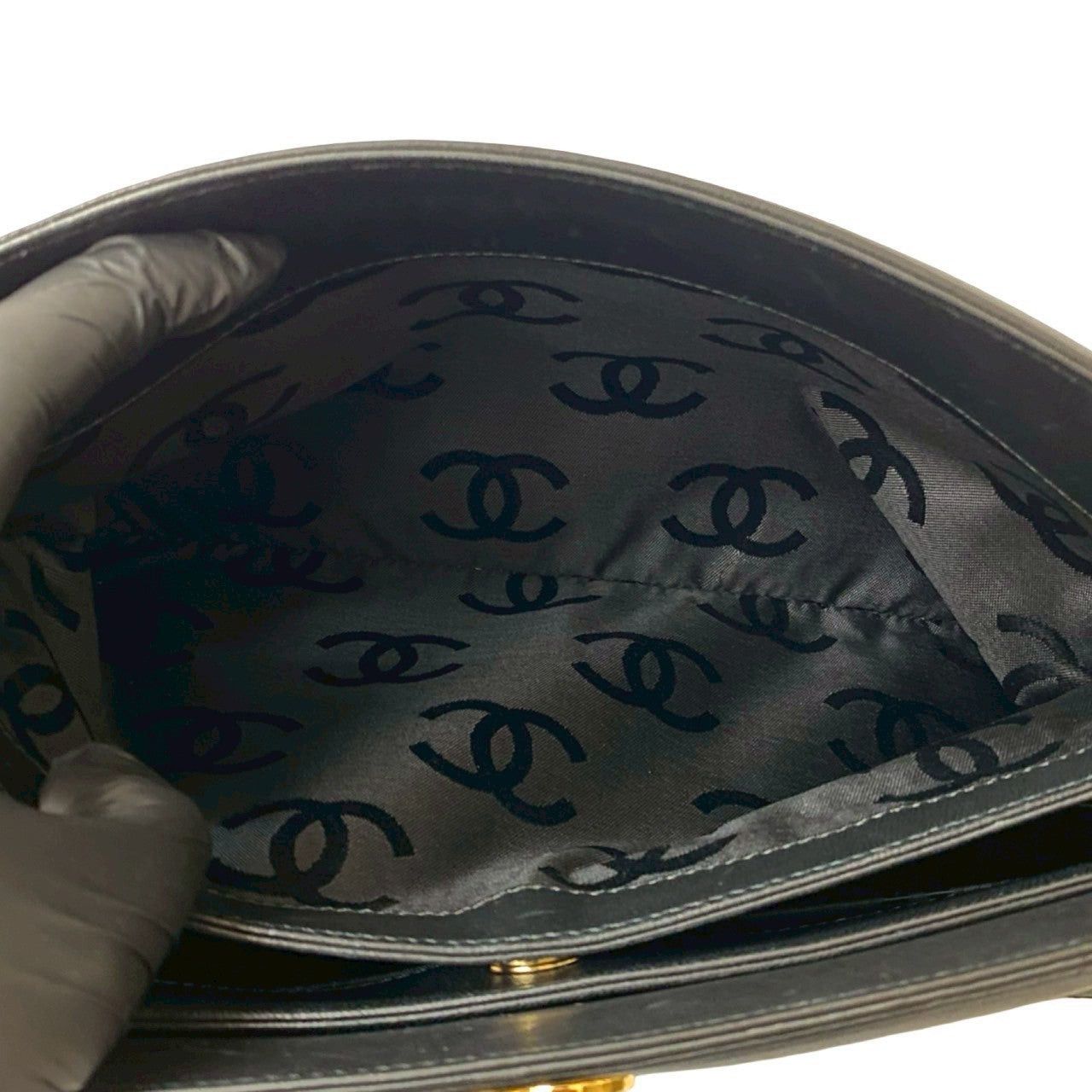 Chanel Chanel Shoulder Bag Black Leather Size ONE SIZE - 10 Thumbnail