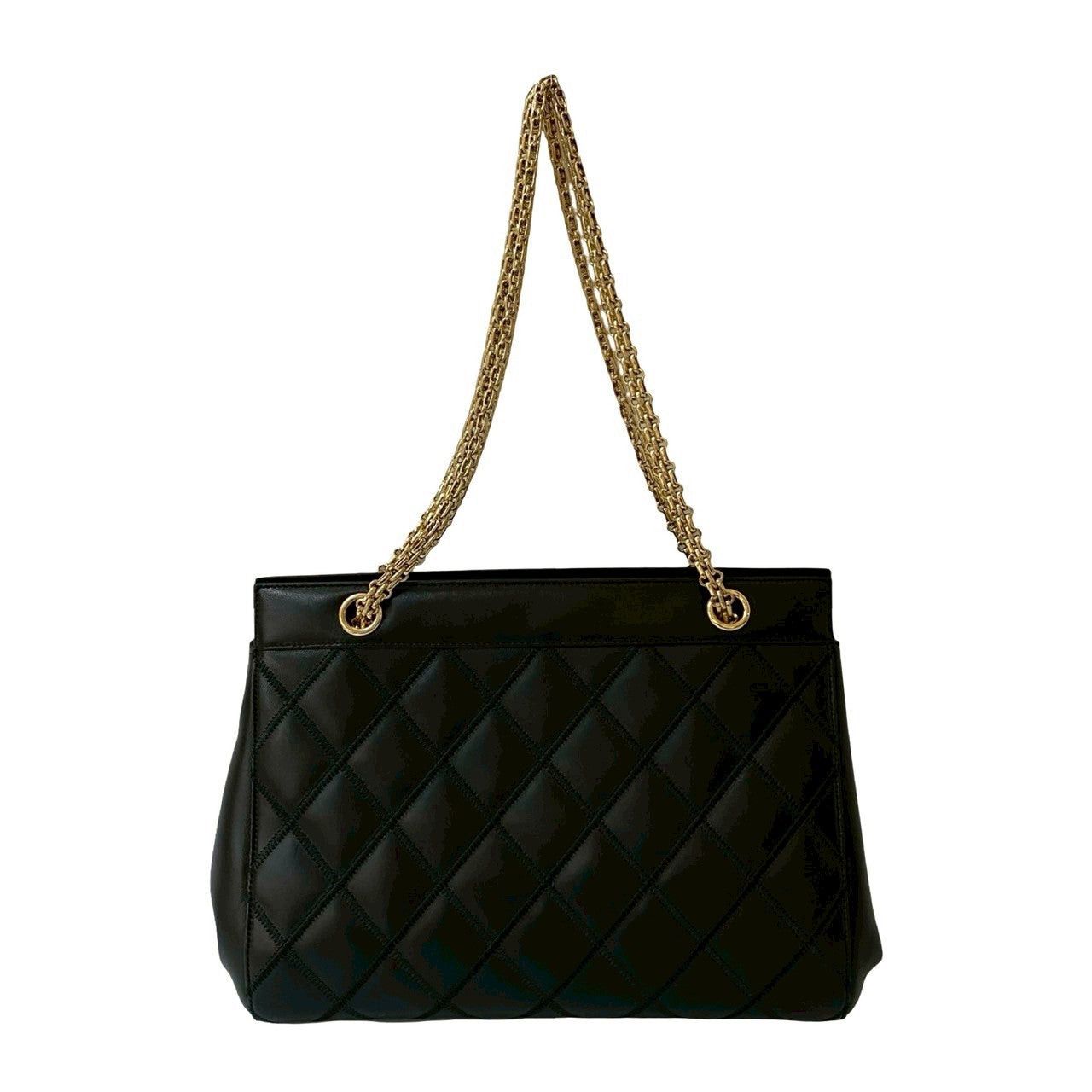 Chanel Chanel Shoulder Bag Black Leather Size ONE SIZE - 3 Thumbnail