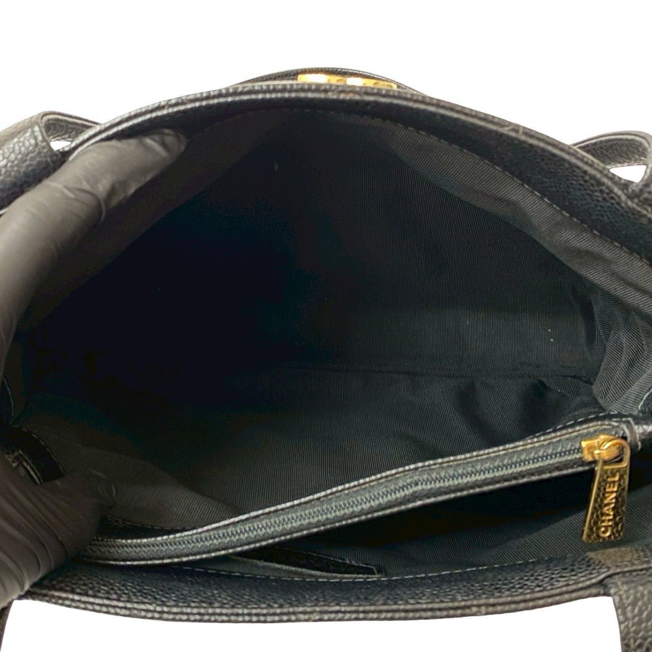 Chanel Chanel Tote Bag Black Leather Size ONE SIZE - 9 Thumbnail