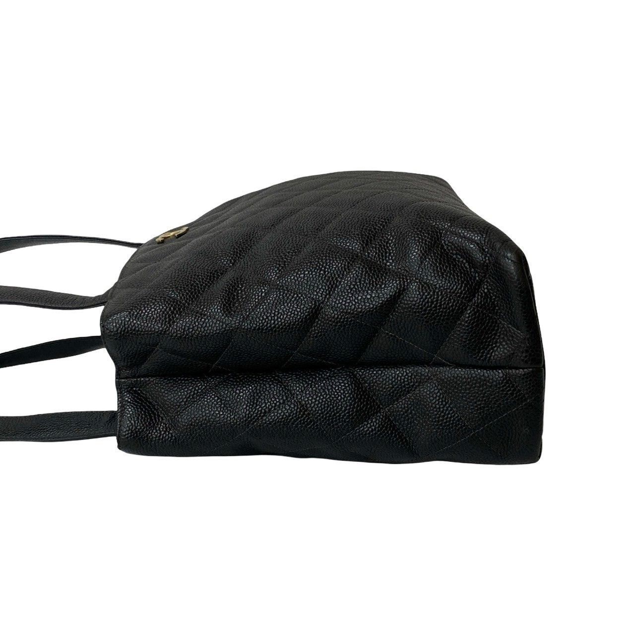 Chanel Chanel Tote Bag Black Leather Size ONE SIZE - 5 Thumbnail