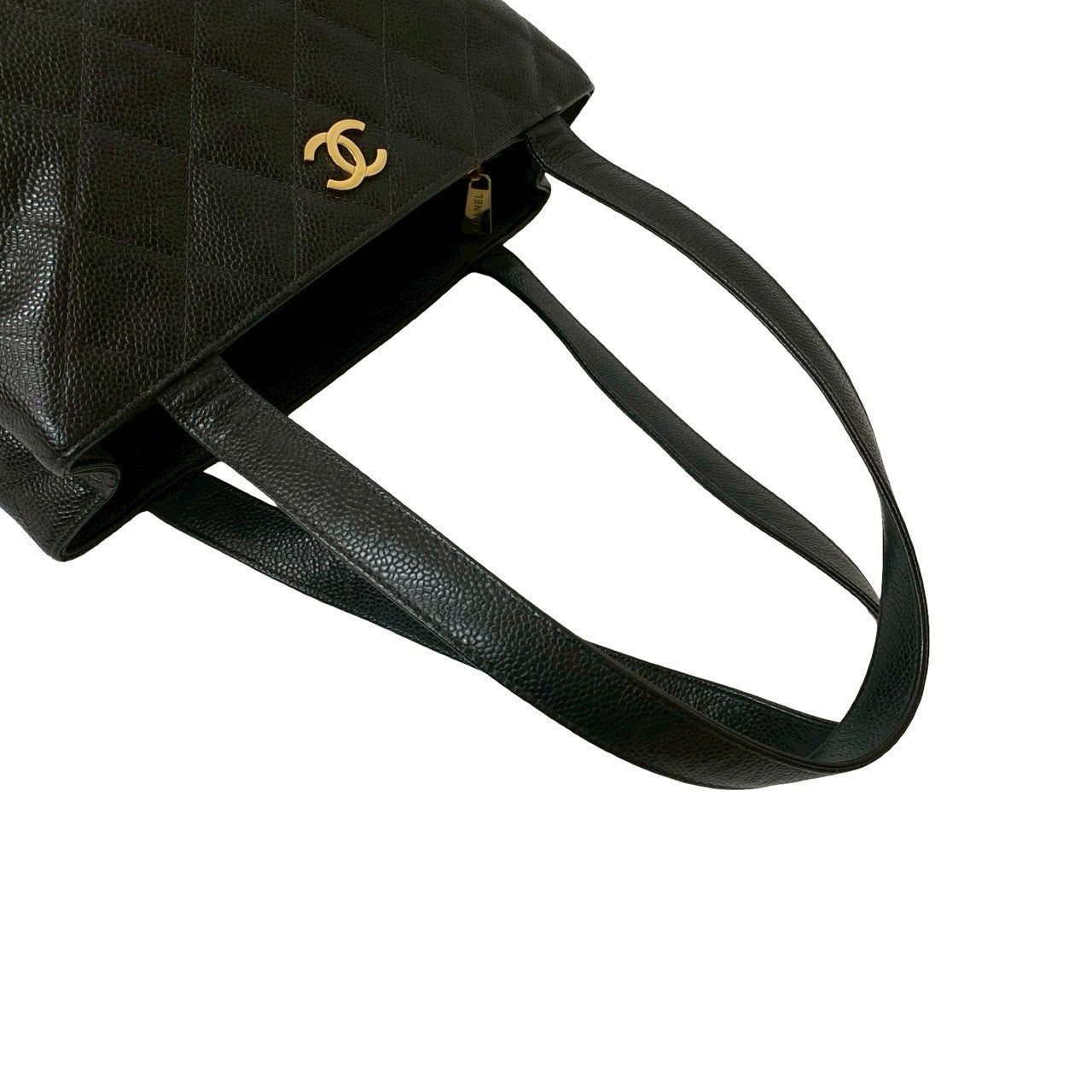 Chanel Chanel Tote Bag Black Leather Size ONE SIZE - 4 Thumbnail