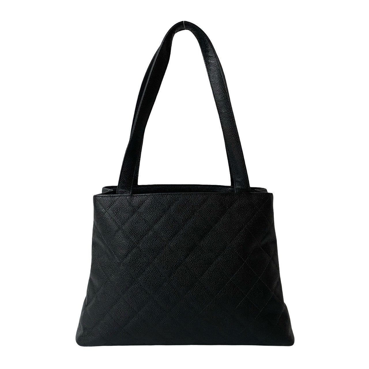 Chanel Chanel Tote Bag Black Leather Size ONE SIZE - 3 Thumbnail