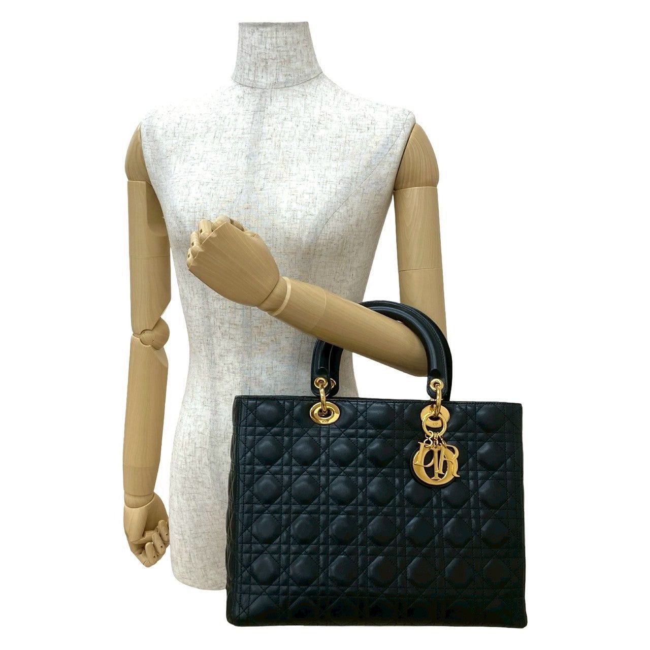 Dior Dior Handbag Black Leather Size ONE SIZE - 2 Thumbnail