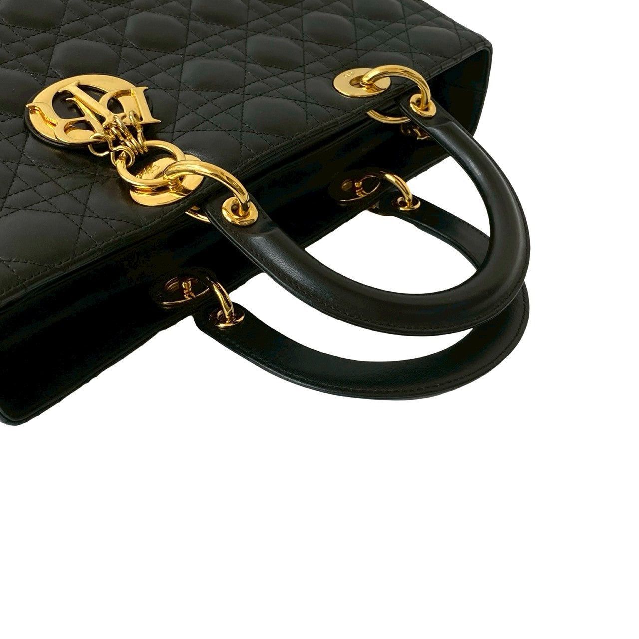 Dior Dior Handbag Black Leather Size ONE SIZE - 4 Thumbnail