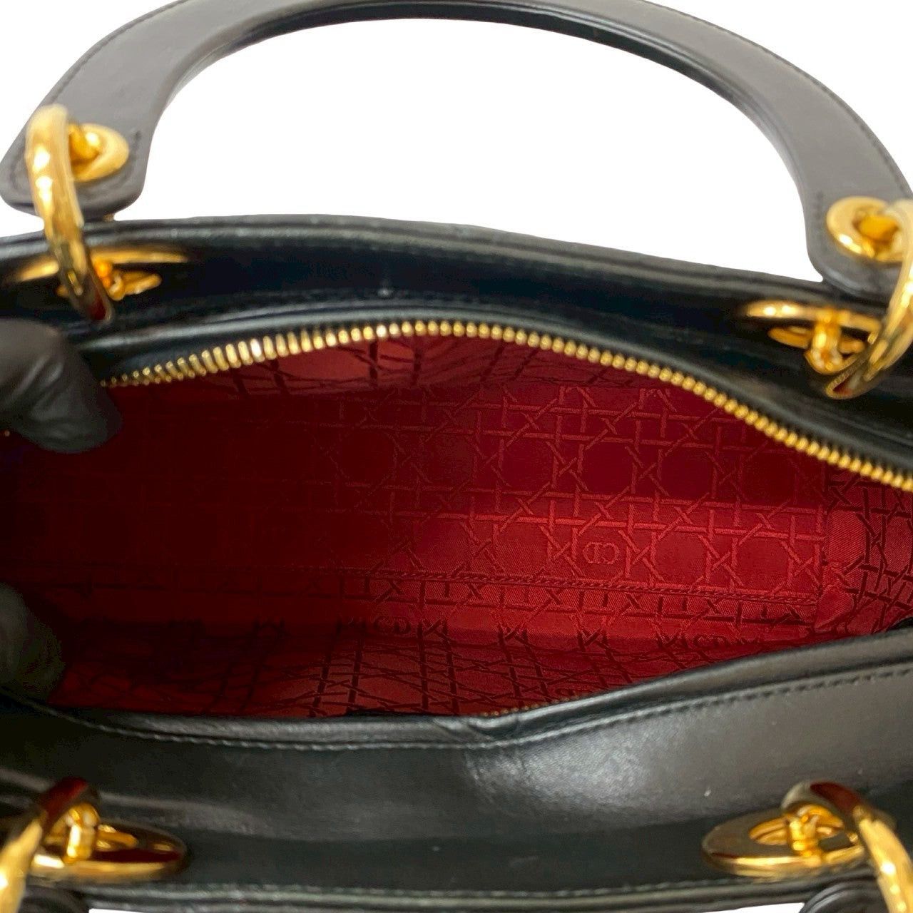 Dior Dior Handbag Black Leather Size ONE SIZE - 9 Thumbnail