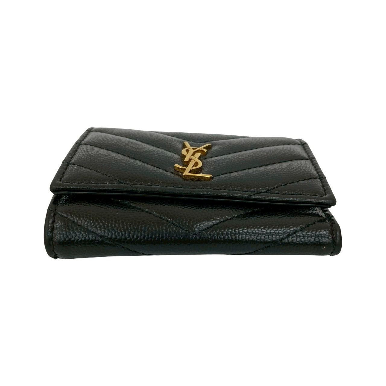Yves Saint Laurent Yves Saint Laurent Black Leather Size ONE SIZE - 6 Thumbnail