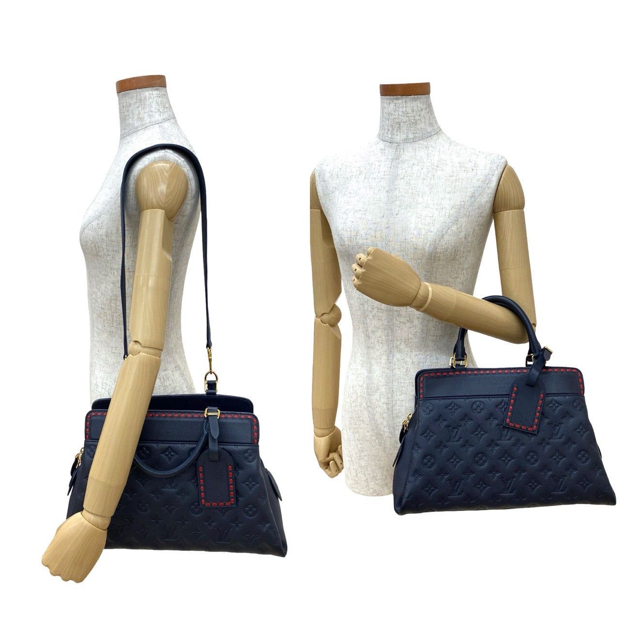 Louis Vuitton Louis Vuitton Shoulder Bag Blue Leather Size ONE SIZE - 2 Thumbnail