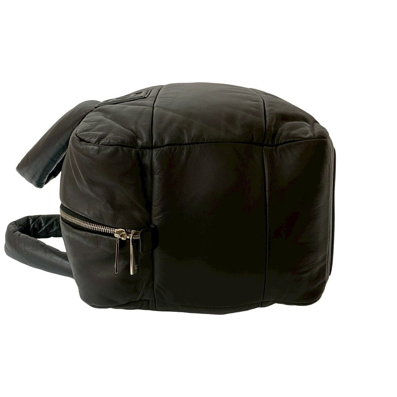 Chanel Chanel Handbag Black Leather Size ONE SIZE - 5 Thumbnail