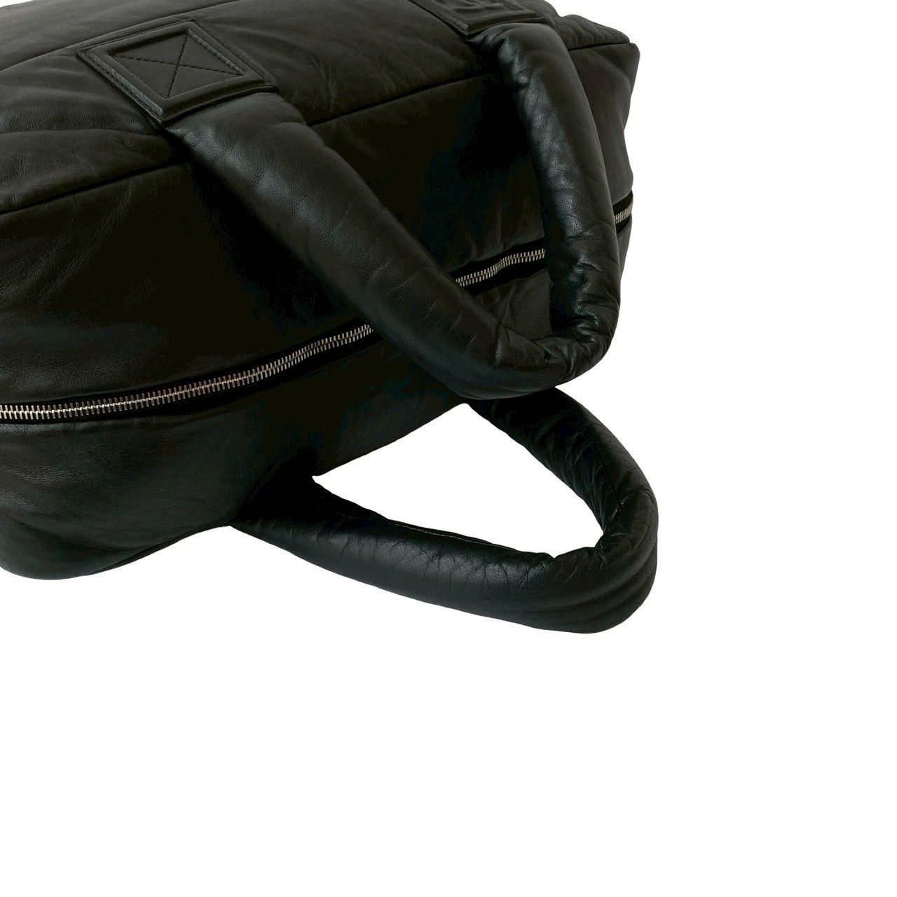 Chanel Chanel Handbag Black Leather Size ONE SIZE - 4 Thumbnail