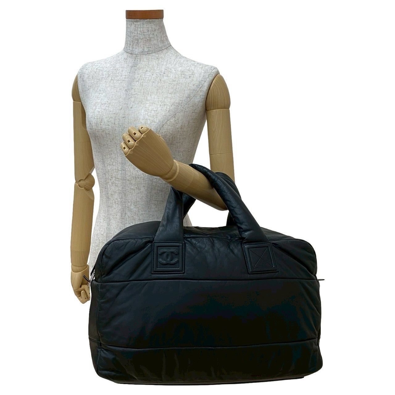 Chanel Chanel Handbag Black Leather Size ONE SIZE - 2 Thumbnail