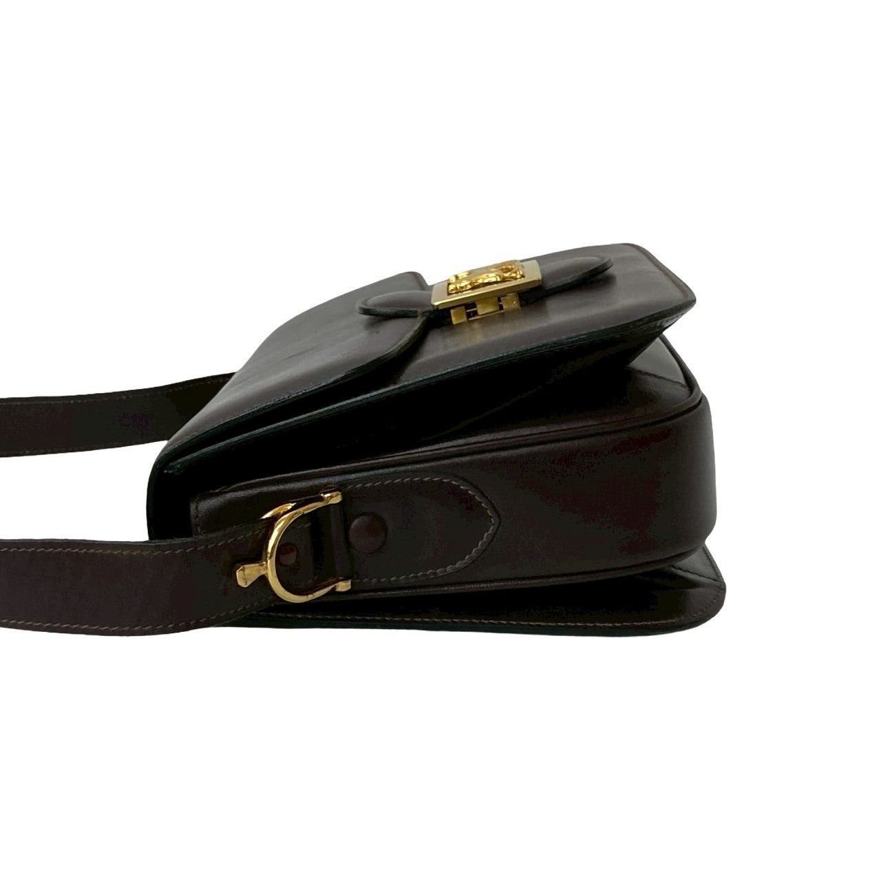 Celine Celine Shoulder Bag Brown Leather Size ONE SIZE - 5 Thumbnail