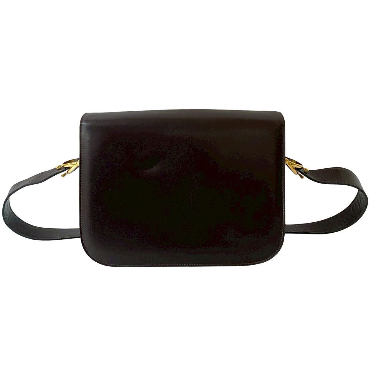 Celine Celine Shoulder Bag Brown Leather Size ONE SIZE - 3 Thumbnail