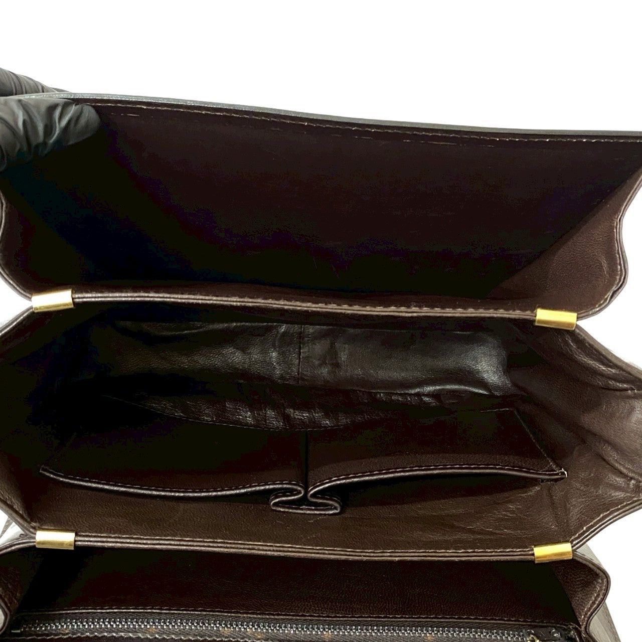 Celine Celine Shoulder Bag Brown Leather Size ONE SIZE - 9 Thumbnail