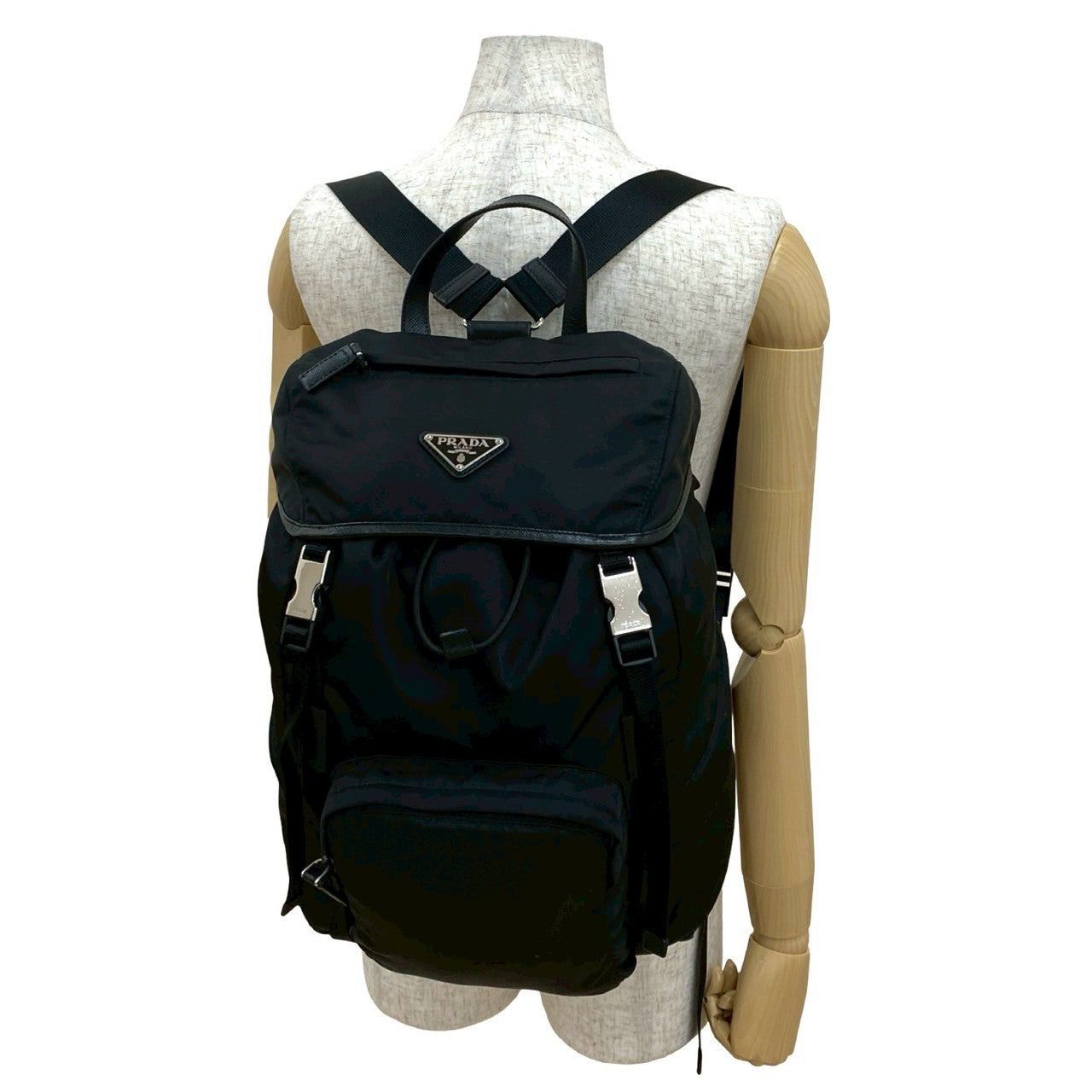 Prada Prada Backpack Black Synthetic Size ONE SIZE - 2 Thumbnail