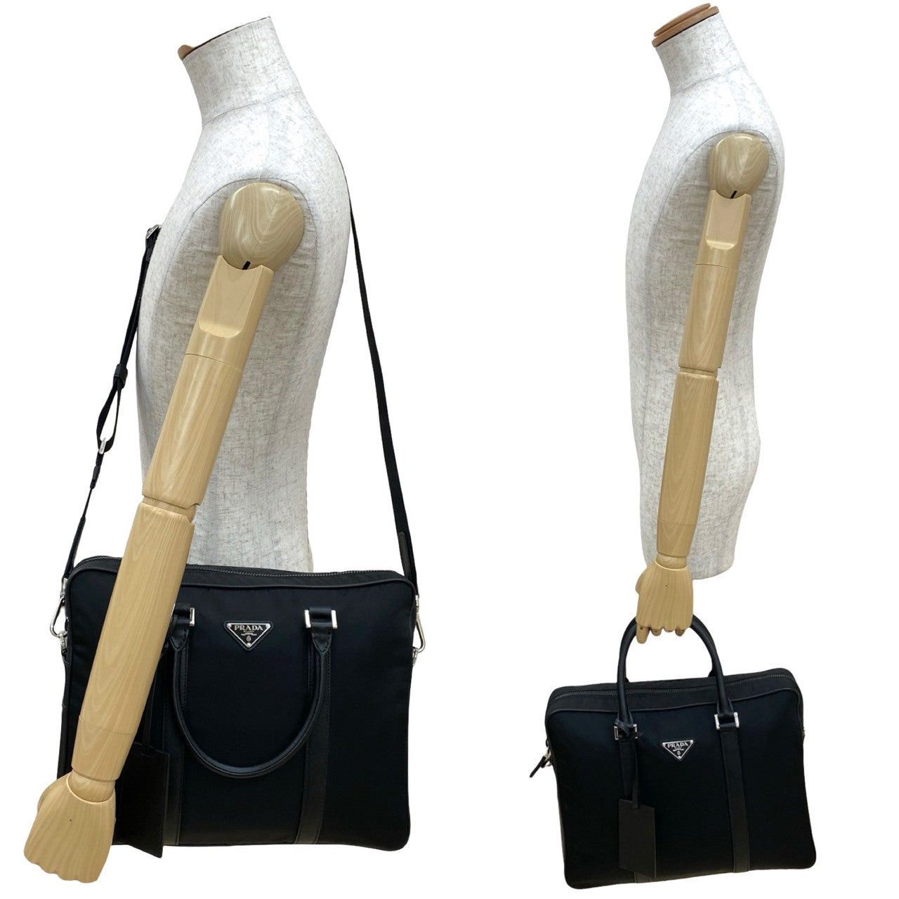 Prada Prada Shoulder Bag Black Synthetic Size ONE SIZE - 2 Thumbnail