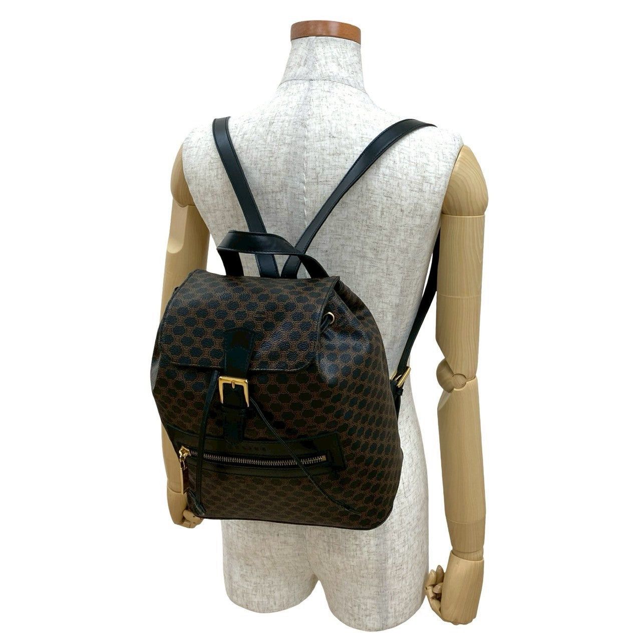Celine Celine Backpack Black Leather Size ONE SIZE - 2 Thumbnail