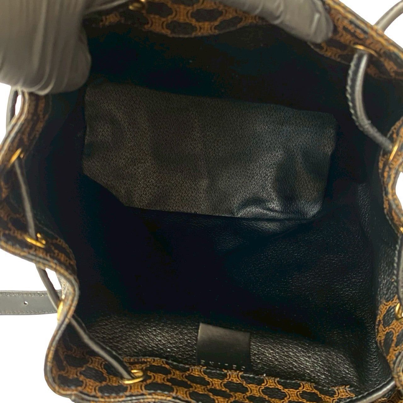 Celine Celine Backpack Black Leather Size ONE SIZE - 9 Thumbnail