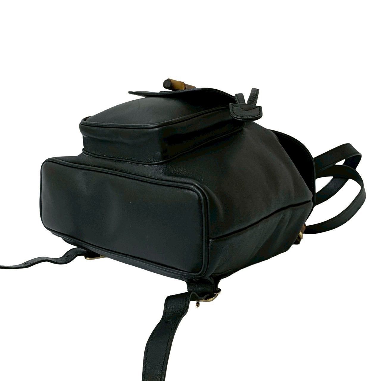 Gucci Gucci Backpack Black Leather Size ONE SIZE - 8 Thumbnail