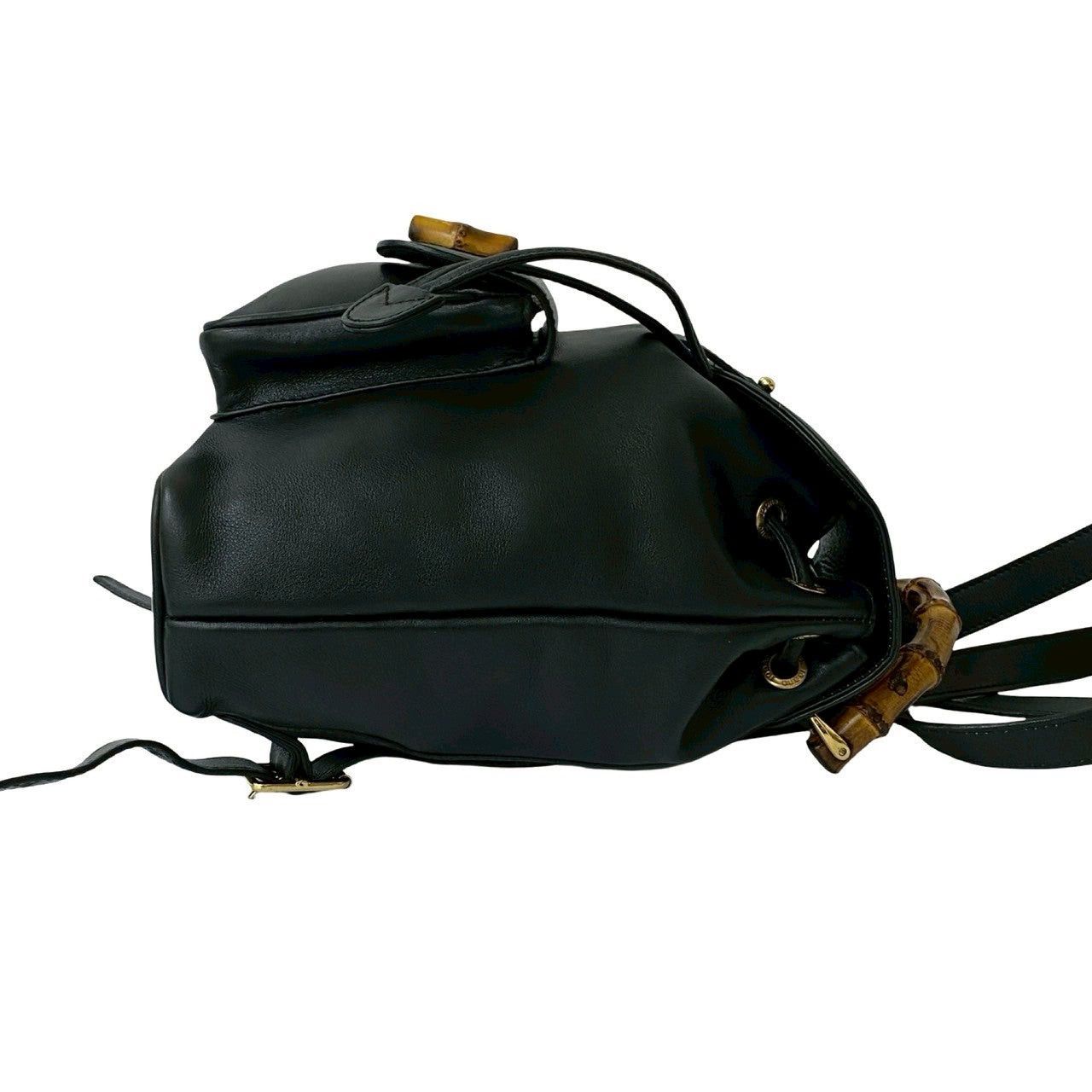 Gucci Gucci Backpack Black Leather Size ONE SIZE - 6 Thumbnail