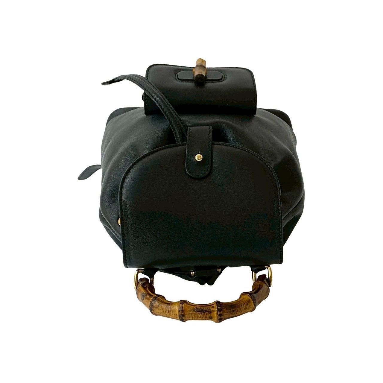 Gucci Gucci Backpack Black Leather Size ONE SIZE - 4 Thumbnail