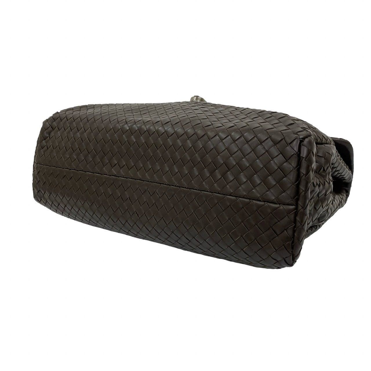 Bottega Veneta Bottega Veneta Handbag Brown Leather Size ONE SIZE - 8 Thumbnail