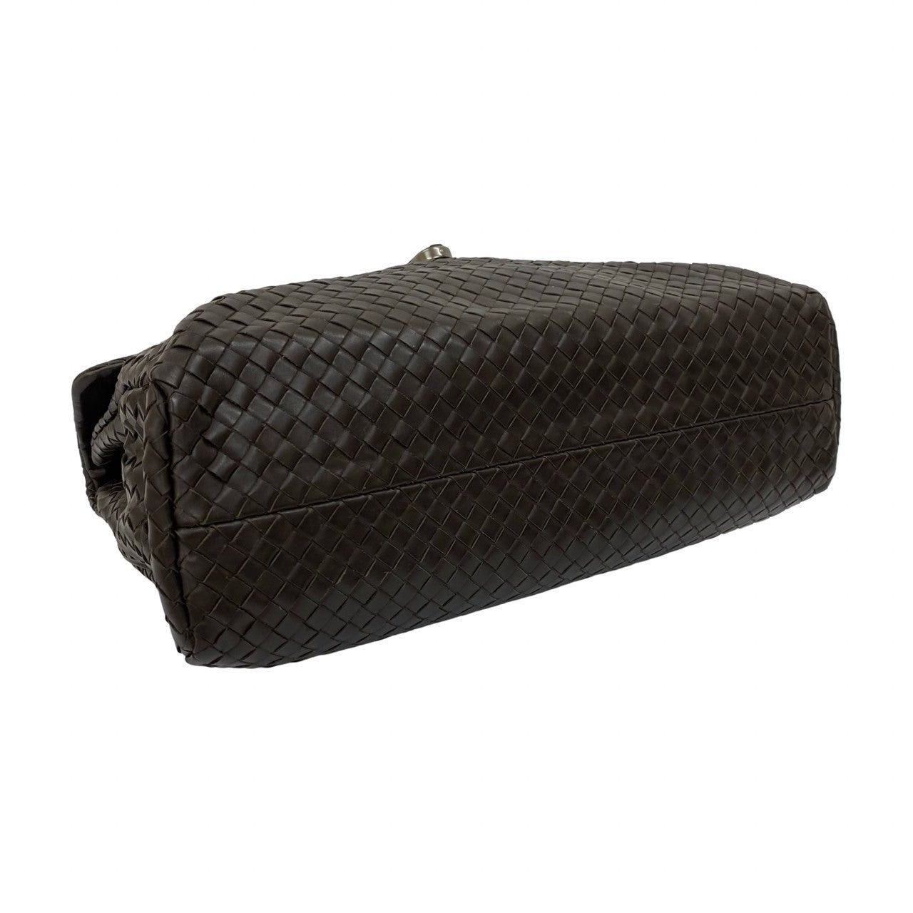 Bottega Veneta Bottega Veneta Handbag Brown Leather Size ONE SIZE - 7 Thumbnail