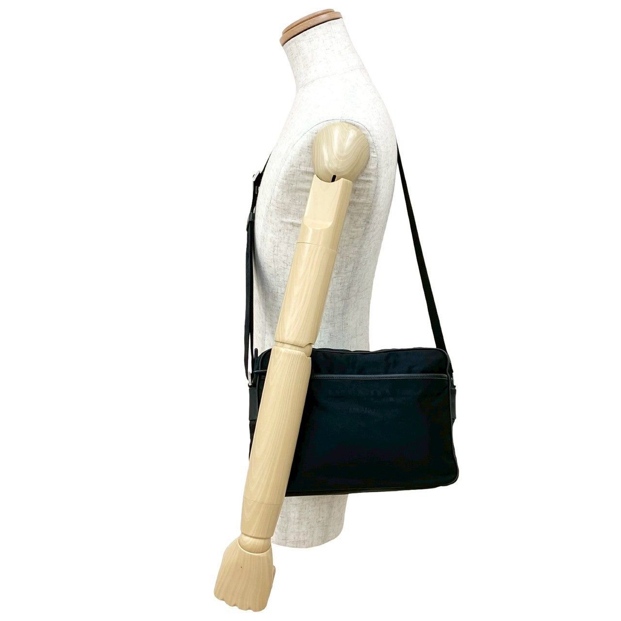 Prada Prada Shoulder Bag Black Leather Size ONE SIZE - 2 Thumbnail