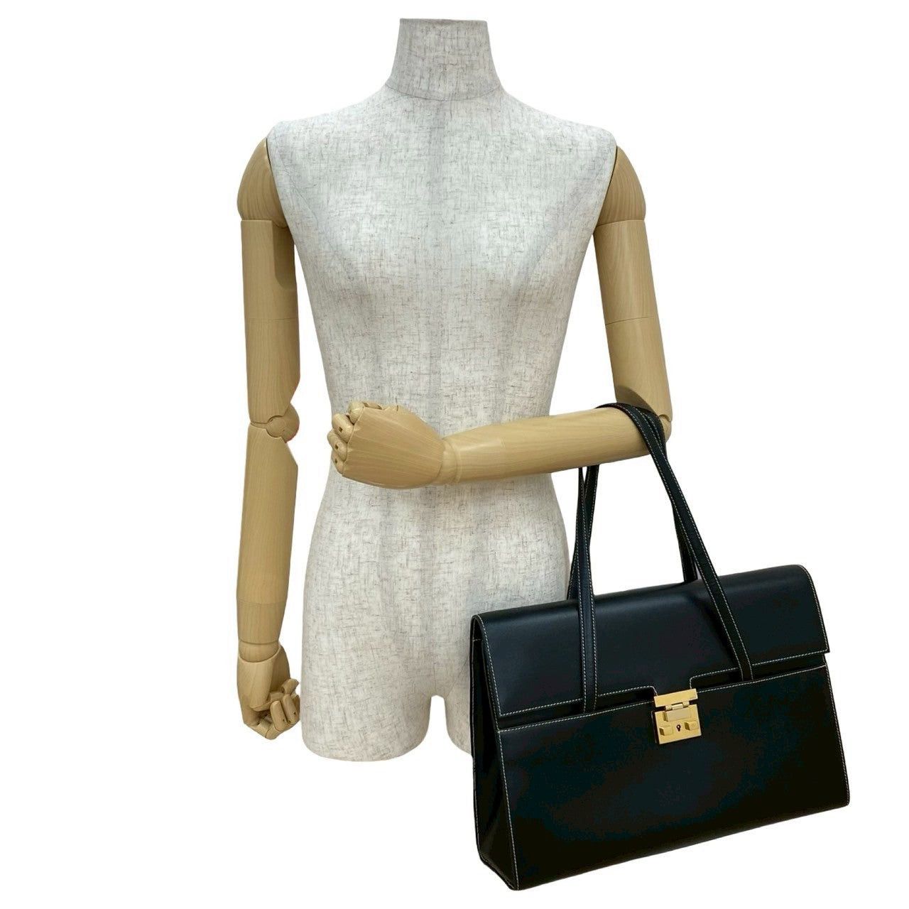 Gucci Gucci Handbag Black Leather Size ONE SIZE - 2 Thumbnail