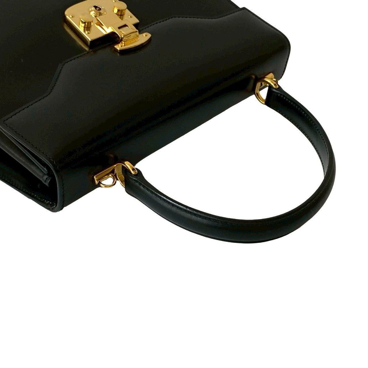 Gucci Gucci Handbag Black Leather Size ONE SIZE - 4 Thumbnail