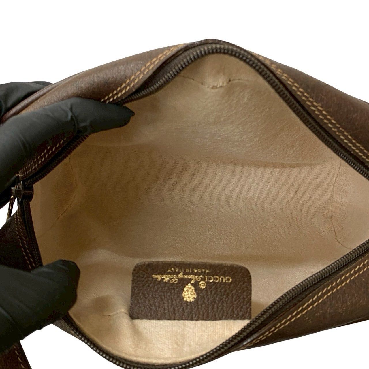 Gucci Gucci Shoulder Bag Brown Leather Size ONE SIZE - 9 Thumbnail