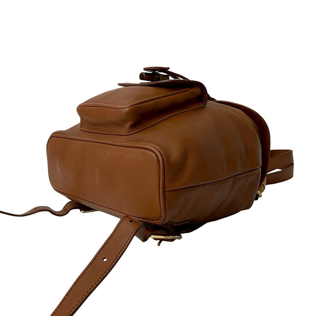Gucci Gucci Backpack Brown Leather Size ONE SIZE - 8 Thumbnail