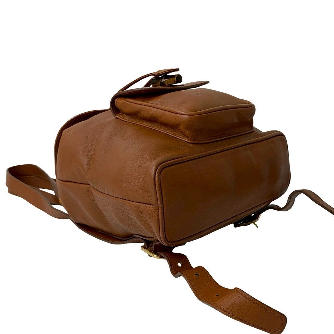 Gucci Gucci Backpack Brown Leather Size ONE SIZE - 7 Thumbnail