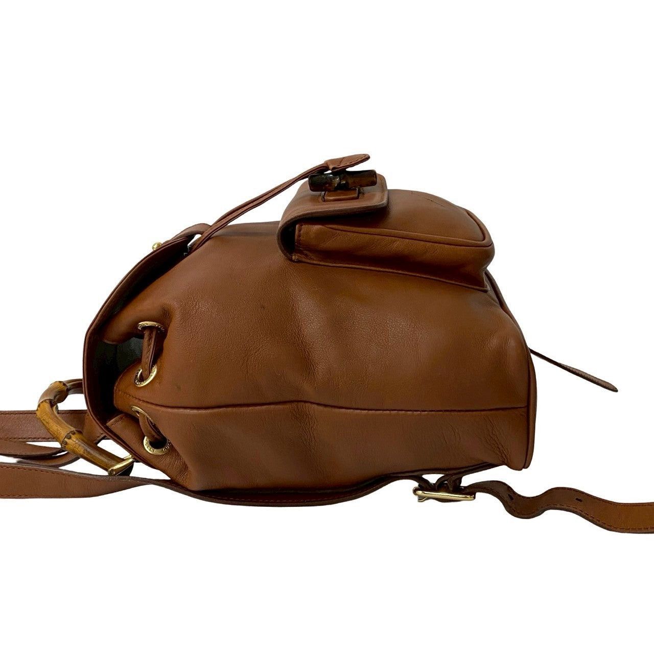 Gucci Gucci Backpack Brown Leather Size ONE SIZE - 5 Thumbnail