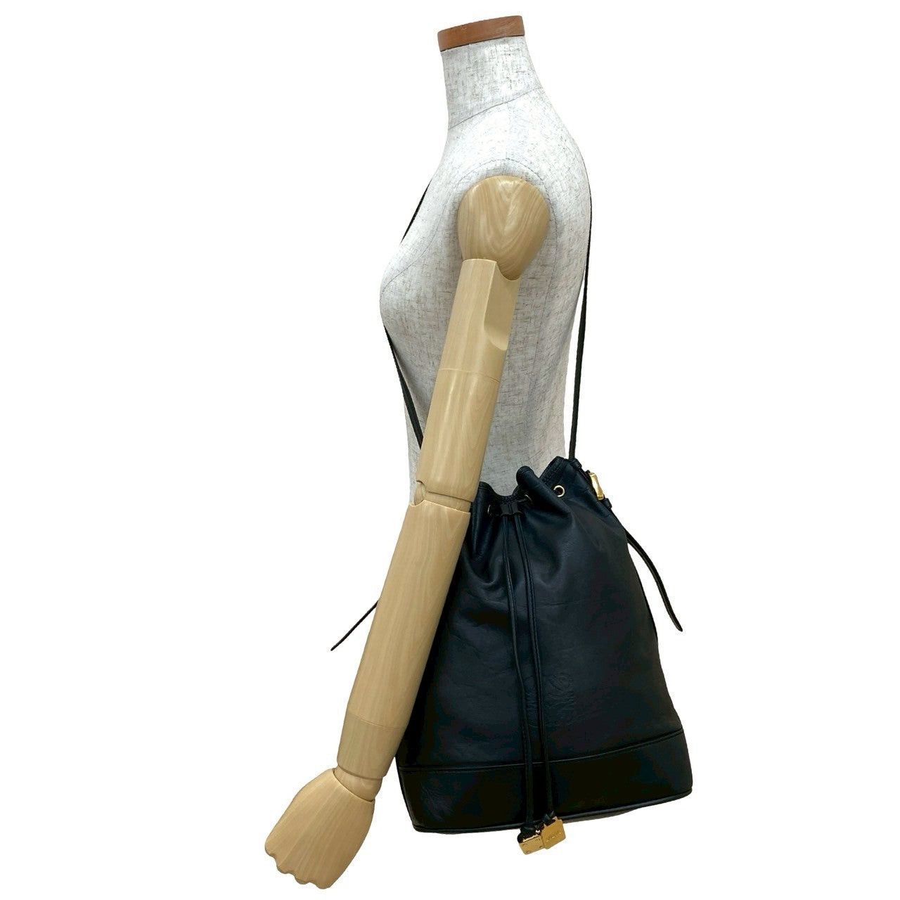 Loewe Loewe Shoulder Bag Black Leather Size ONE SIZE - 2 Thumbnail