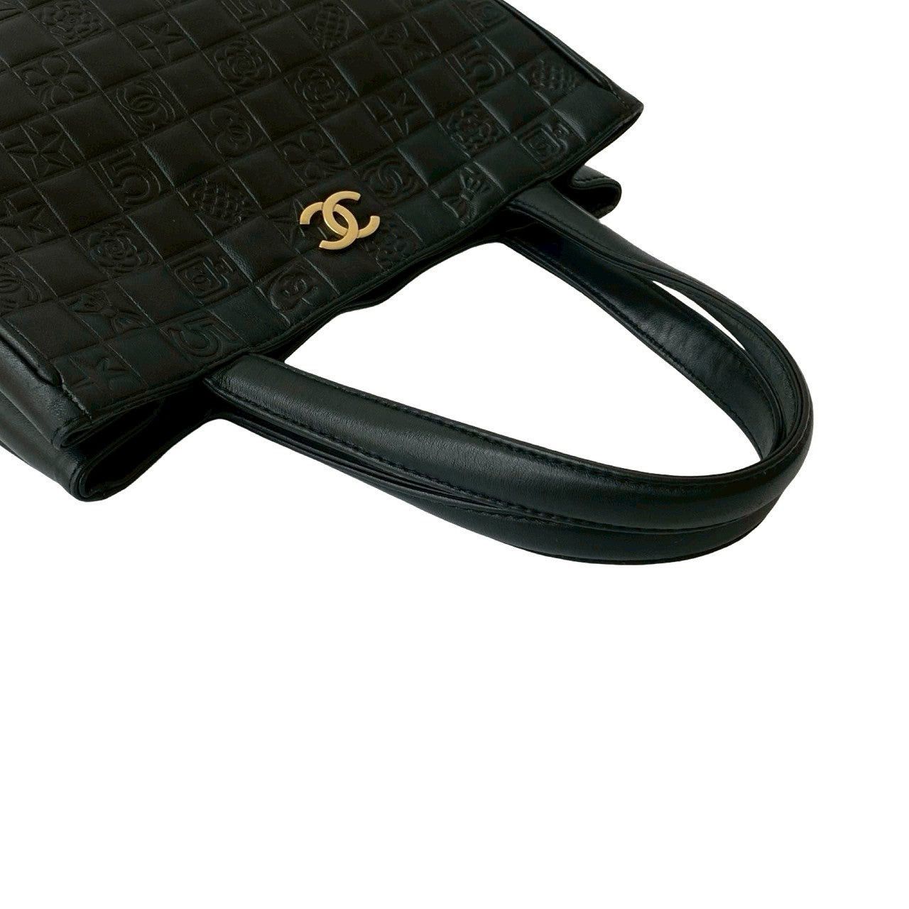Chanel Chanel Handbag Black Leather Size ONE SIZE - 4 Thumbnail