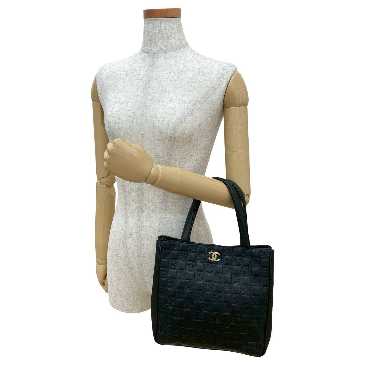 Chanel Chanel Handbag Black Leather Size ONE SIZE - 2 Thumbnail