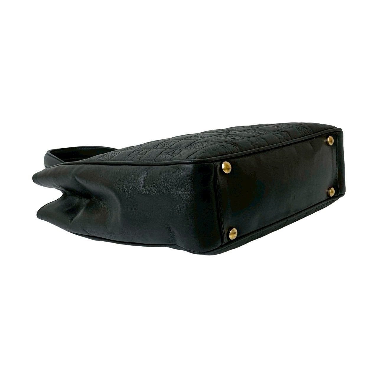 Chanel Chanel Handbag Black Leather Size ONE SIZE - 7 Thumbnail