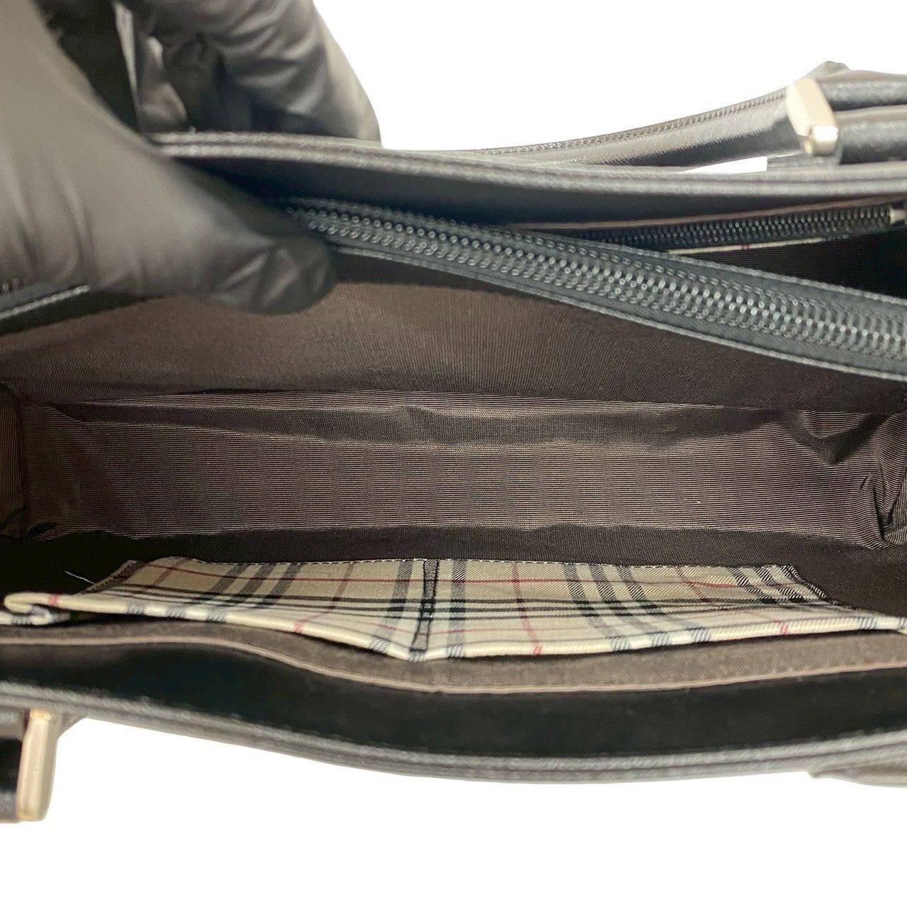 Burberry Burberry Handbag Black Leather Size ONE SIZE - 10 Thumbnail