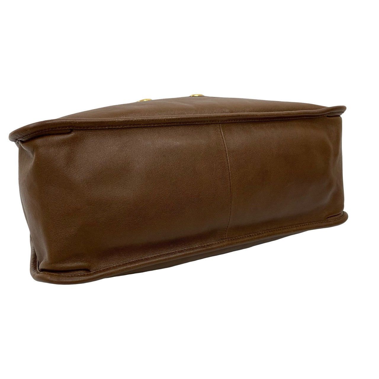 Gucci Gucci Tote Bag Brown Leather Size ONE SIZE - 7 Thumbnail