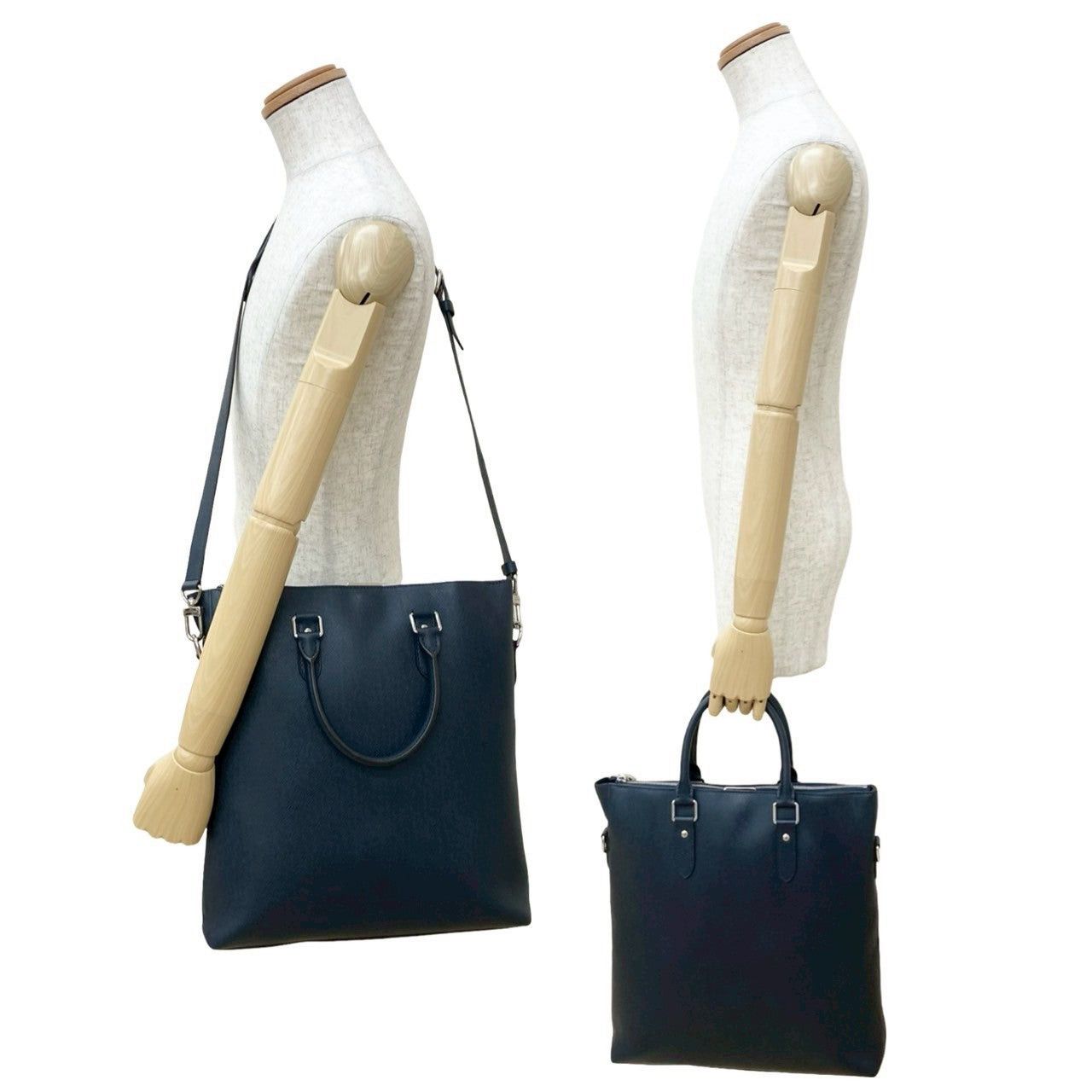 Louis Vuitton Louis Vuitton Shoulder Bag Blue Leather Size ONE SIZE - 2 Thumbnail