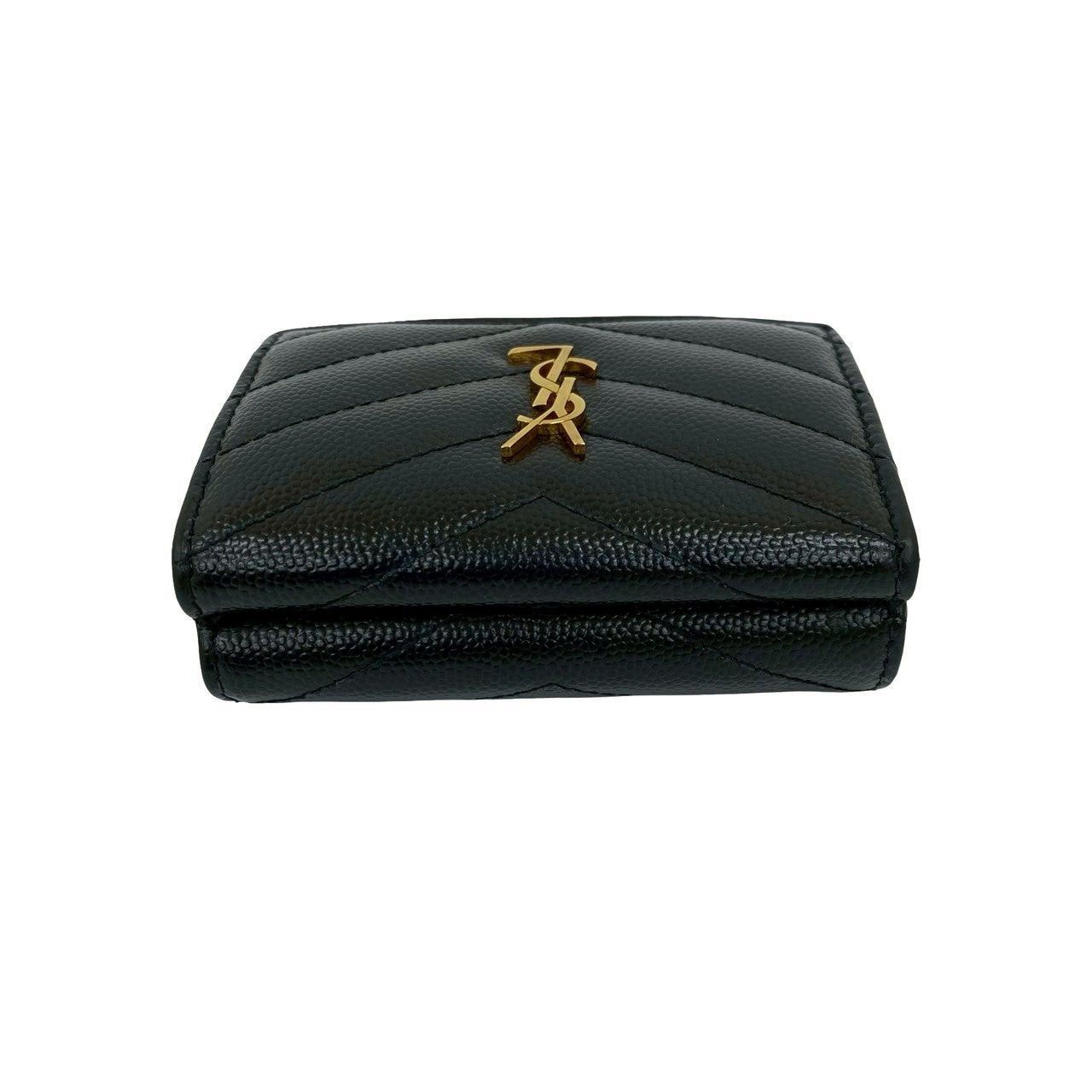 Yves Saint Laurent Yves Saint Laurent Black Leather Size ONE SIZE - 3 Thumbnail