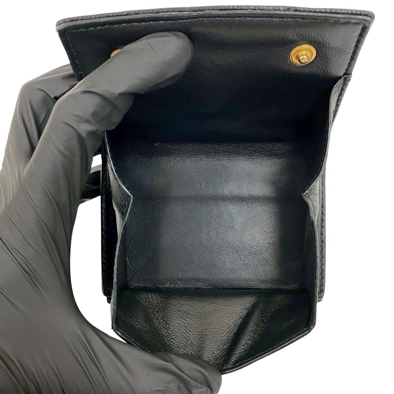 Yves Saint Laurent Yves Saint Laurent Black Leather Size ONE SIZE - 10 Thumbnail