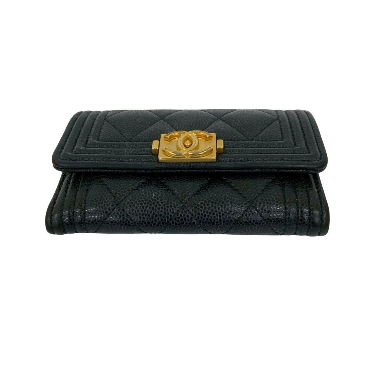 Chanel Chanel Black Leather Size ONE SIZE - 6 Thumbnail