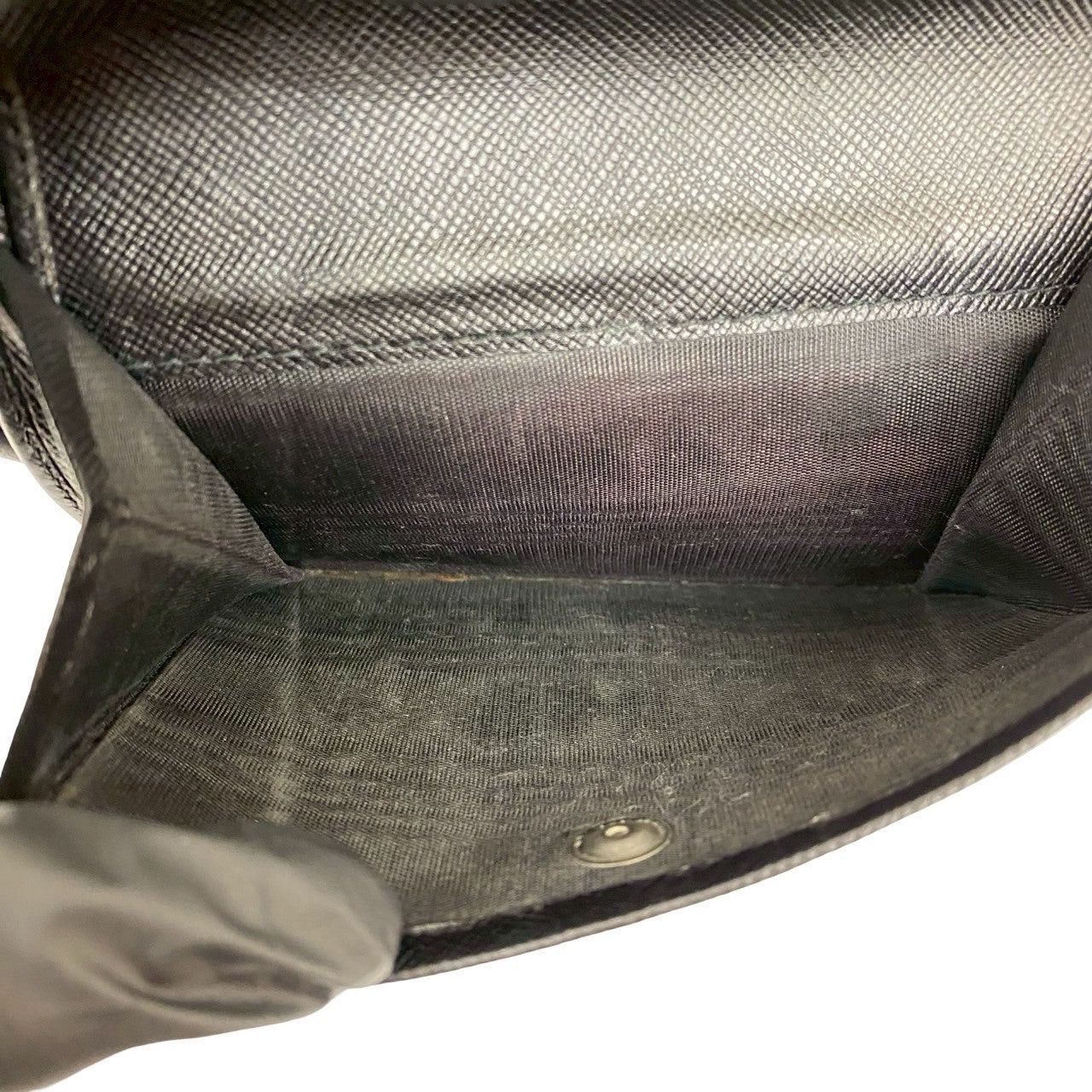 Prada Prada Black Leather Size ONE SIZE - 10 Thumbnail