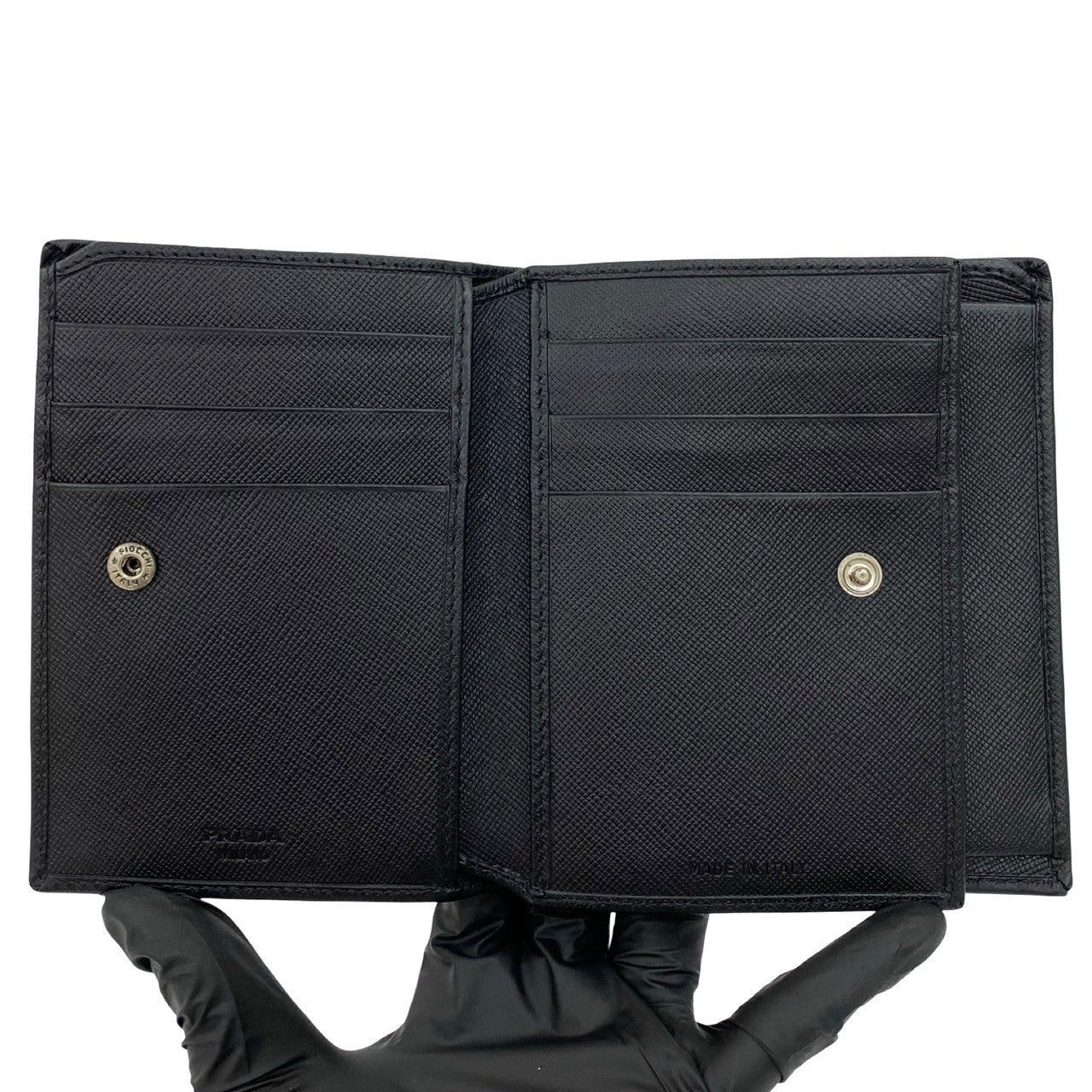 Prada Prada Black Leather Size ONE SIZE - 7 Thumbnail