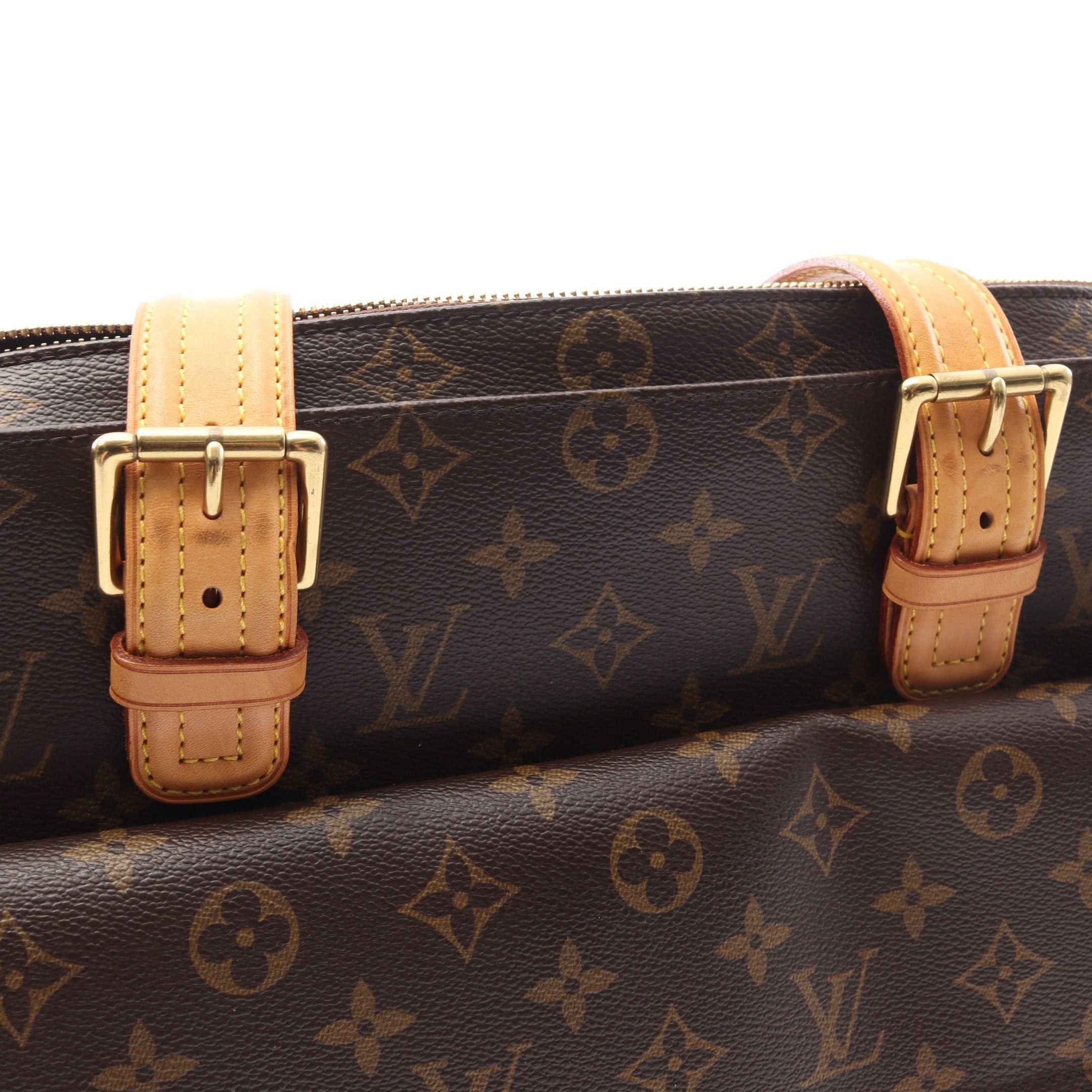 Louis Vuitton Louis Vuitton Multi-Priest Monogram Handbag Leather Brown Size ONE SIZE - 9 Thumbnail