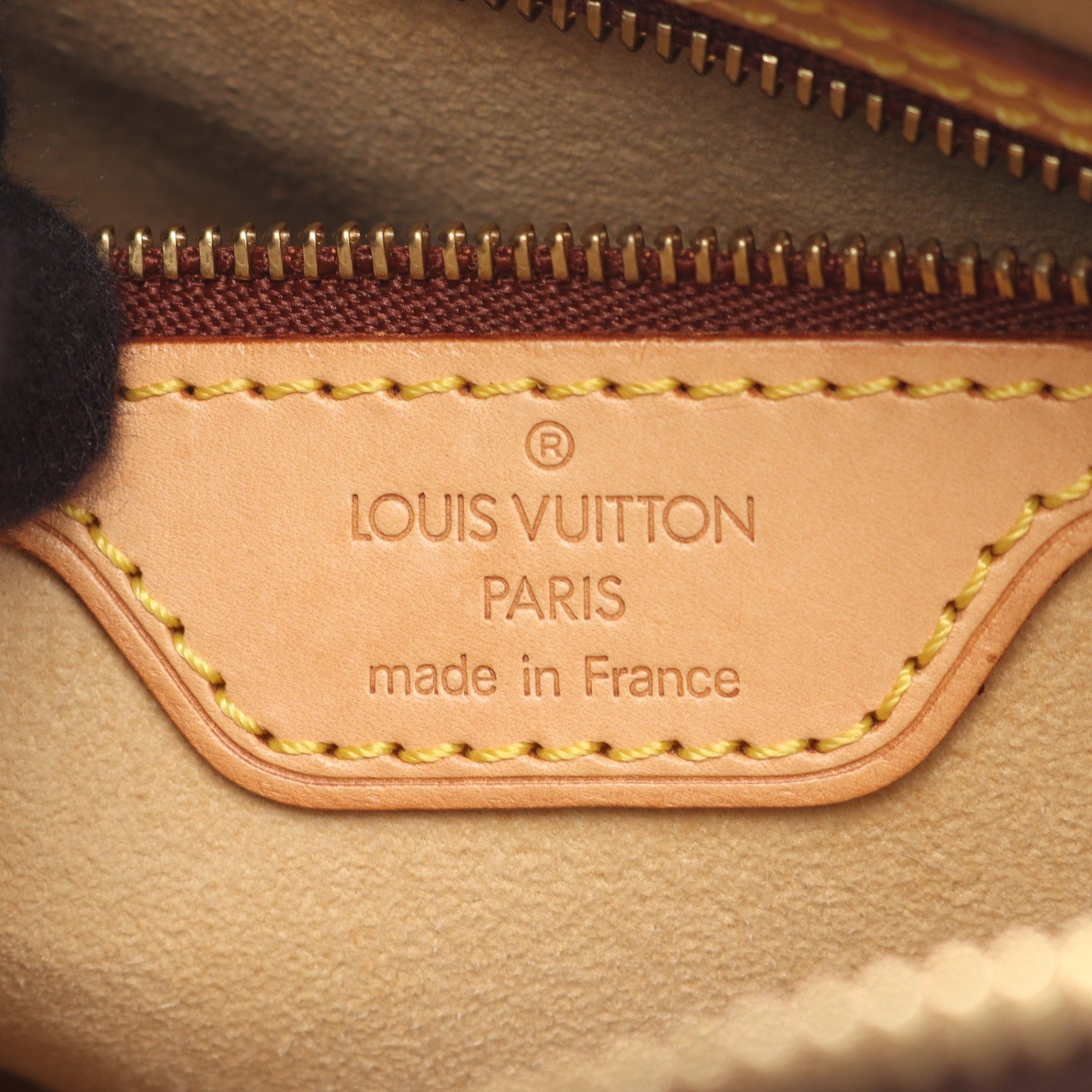 Louis Vuitton Louis Vuitton Looping Mm Monogram Shoulder Bag Leather Brown Size ONE SIZE - 4 Thumbnail