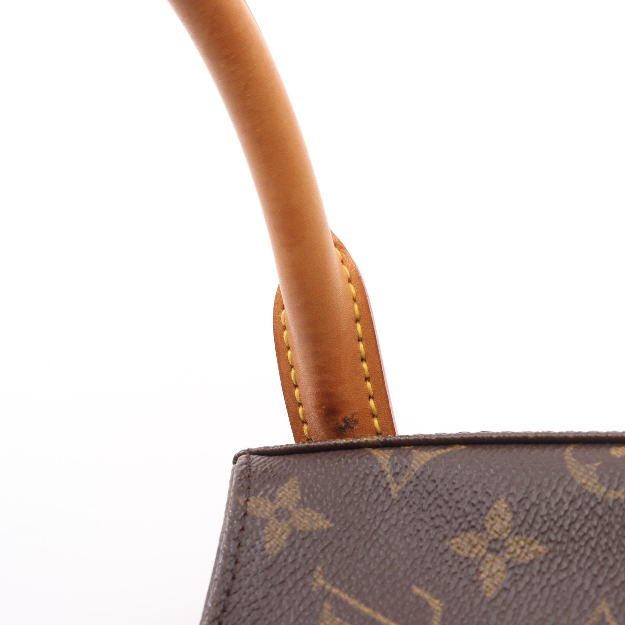 Louis Vuitton Louis Vuitton Looping Mm Monogram Shoulder Bag Leather Brown Size ONE SIZE - 10 Thumbnail